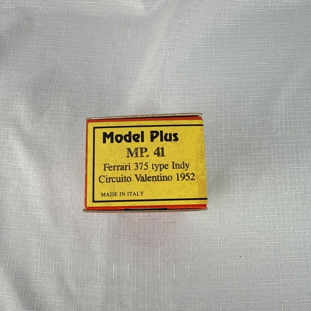 Models Plus 1:43 1952 Ferrari 375 type Indy Circuito Valentino #MP41